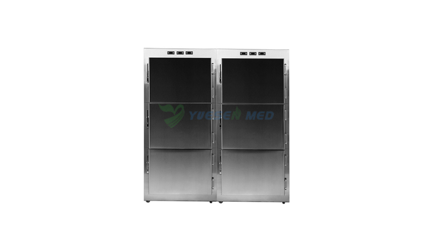 High quality stainless customized mortuary body freezer for a Kenyan funeral parlor