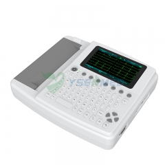 Máquina médica de ECG YSENMED YSECG-012L eletrocardiógrafo de 12 canais