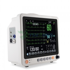 YSENMED CE YSPM-12B Monitor de paciente médico multiparâmetro com tela de 12 polegadas