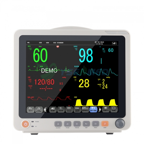 YSENMED CE YSPM-12B 12-inch Display Medical Multi-parameter Patient Monitor