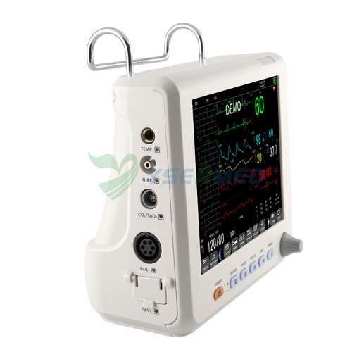 YSENMED YSPM-08D Monitor de paciente multiparamétrico médico con pantalla de 8 pulgadas