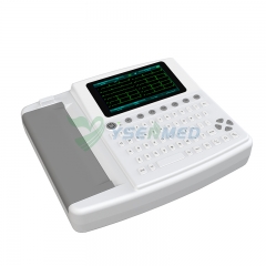 Máquina médica de ECG YSENMED YSECG-012L eletrocardiógrafo de 12 canais