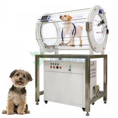 YSENMED YSVET-ICU600HP Cámara de oxígeno hiperbárico para mascotas, terapia de oxígeno con cámara hiperbárica para perros y gatos
