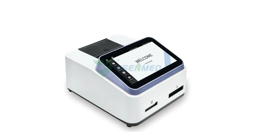 Operational video for YSTE-VG2 veterinary blood gas & immunoassay analyzer.