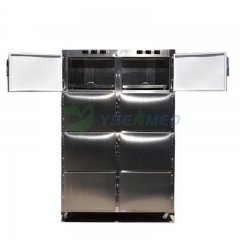 YSSTG0108 Stainless Steel 8 Body Morgue Freezer