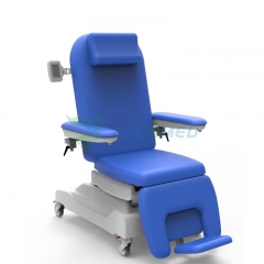 YSENMED YSHDM-YD340 كرسي غسيل الكلى الكهربائي كرسي كهربائي طبي كرسي التبرع بالدم مع مقياس