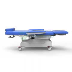 YSENMED YSHDM-YD340 chaise de dialyse électrique chaise électrique médicale chaise de don de sang avec échelle