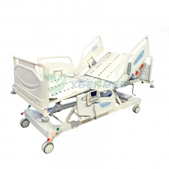 Cama de hospital eléctrica de cinco funciones de la cama eléctrica del cuidado de YSENMED YSHB-D504 con la función de pesaje