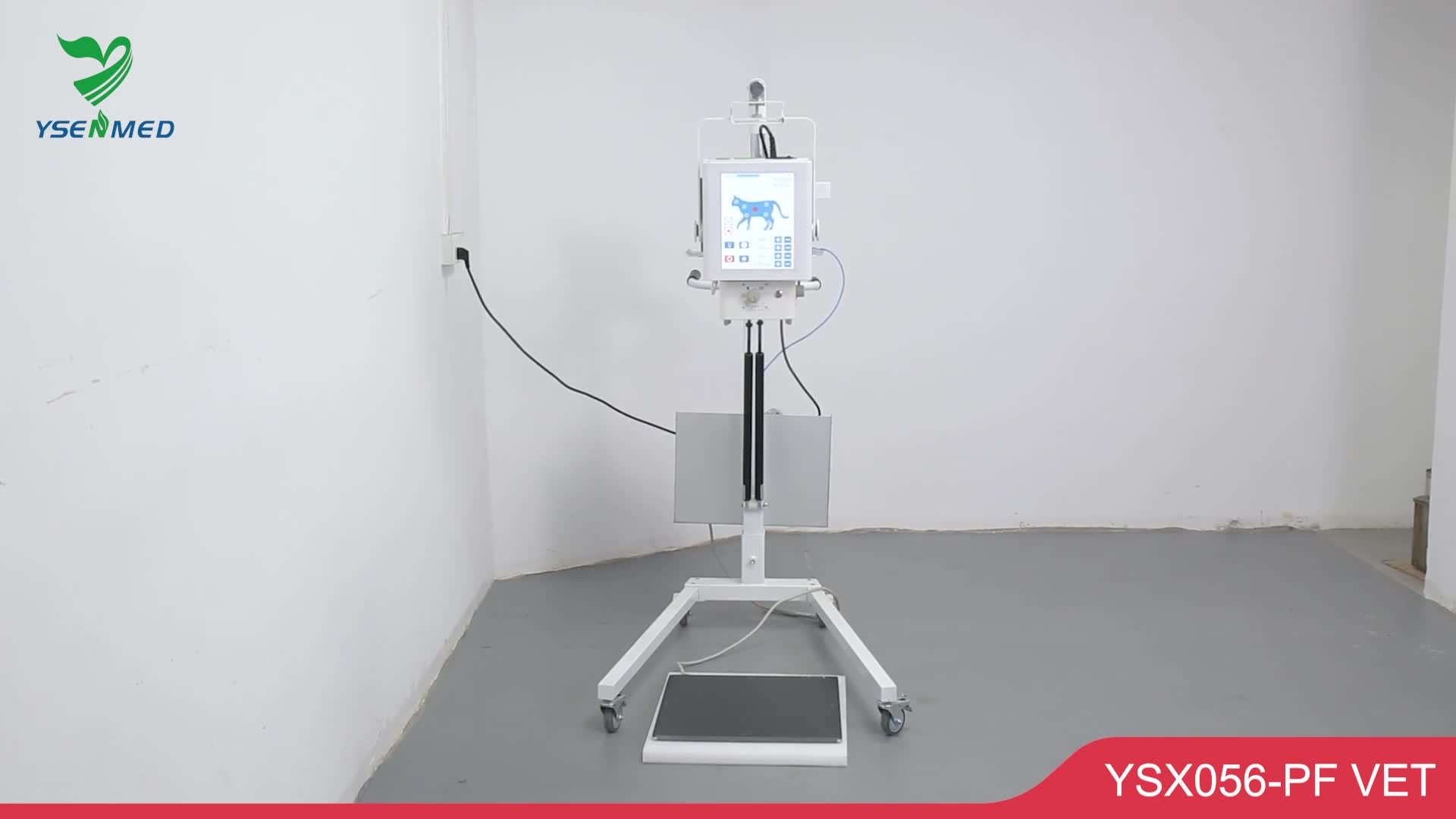 Introduction video of YSENMED YSX056-PF Vet portable digital x-ray unit.