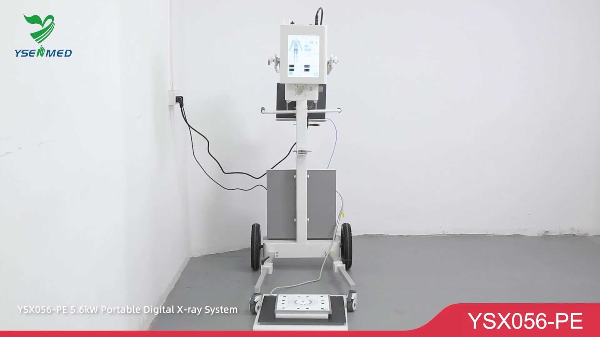 Introduction video of YSENMED YSX056-PE portable digital x-ray unit.