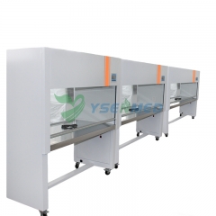 Лабораторный чистый верстак из нержавеющей стали с двумя рабочими местами и одной стороной столешницы YSTE-CJ-2FD SS