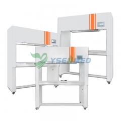 Лабораторный чистый верстак из нержавеющей стали с двумя рабочими местами и одной стороной столешницы YSTE-CJ-2D SS