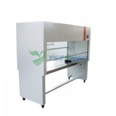Лабораторный ламинарный бокс из нержавеющей стали с тремя рабочими местами и двумя боковыми стенками, вертикальный, модель YSTE-CJ-3F SS.