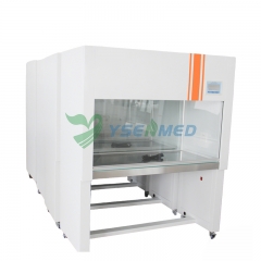 Лабораторный чистый верстак из нержавеющей стали с двумя рабочими местами и одной стороной столешницы YSTE-CJ-2D SS