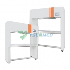 Лабораторный чистый верстак из нержавеющей стали с двумя рабочими местами и одной стороной столешницы YSTE-CJ-2D SS