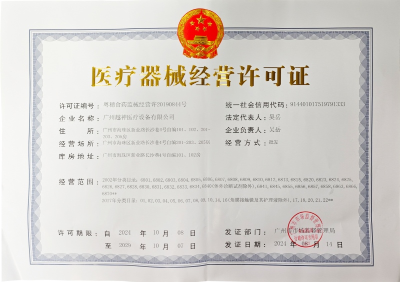 Medical Device Business Enterprise License