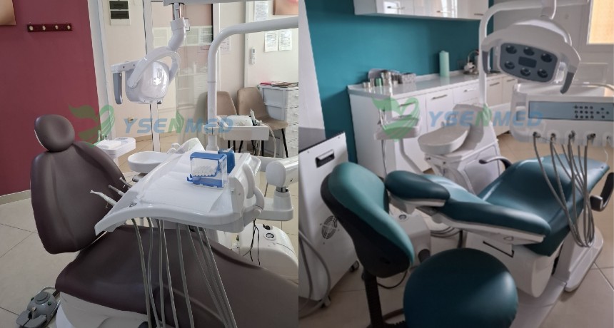 Teuta Dovolani, de Macedonia, está satisfecha con la unidad de sillón dental YSDEN-T20.
