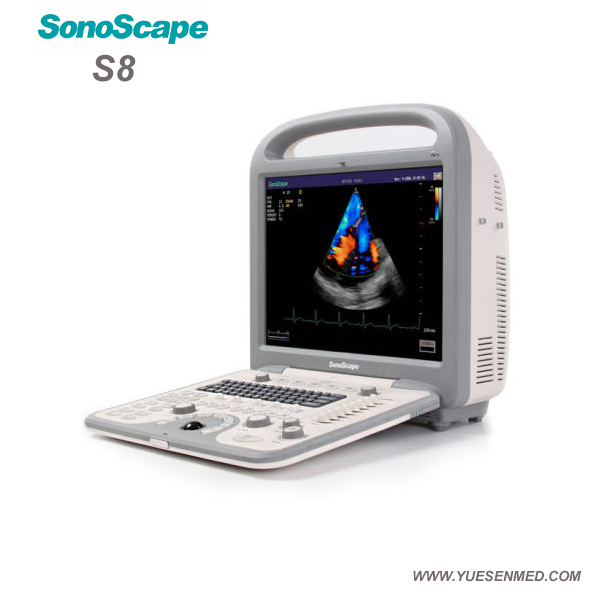 Couleur Portable vétérinaire échographie Doppler S8V Sonoscape