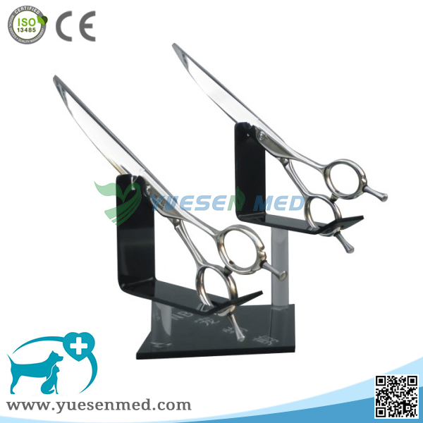 Bending veterinary scissor
