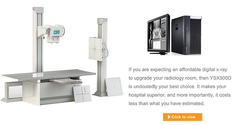 Numérique appareil à rayons x / système de radiographie numérique à vendre - machine à rayons X numérique le prix YSX500D