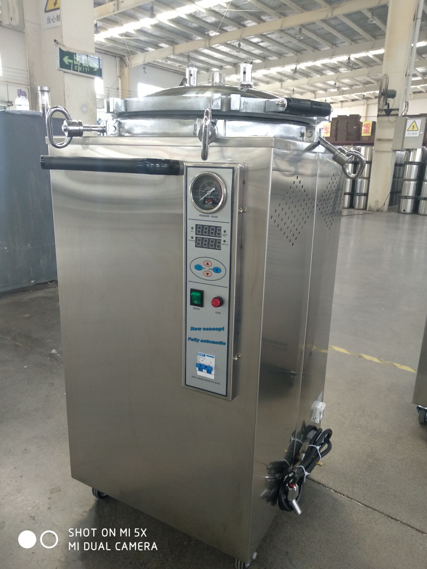 35L/50L/75L/100L/120L/150L Vertical autoclave sterilizer Sell To  Philippines Hospial