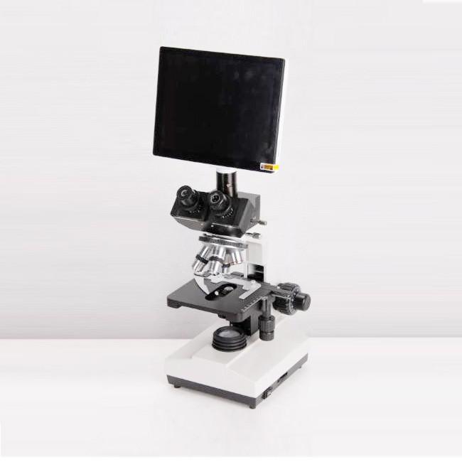 Microscope with display 