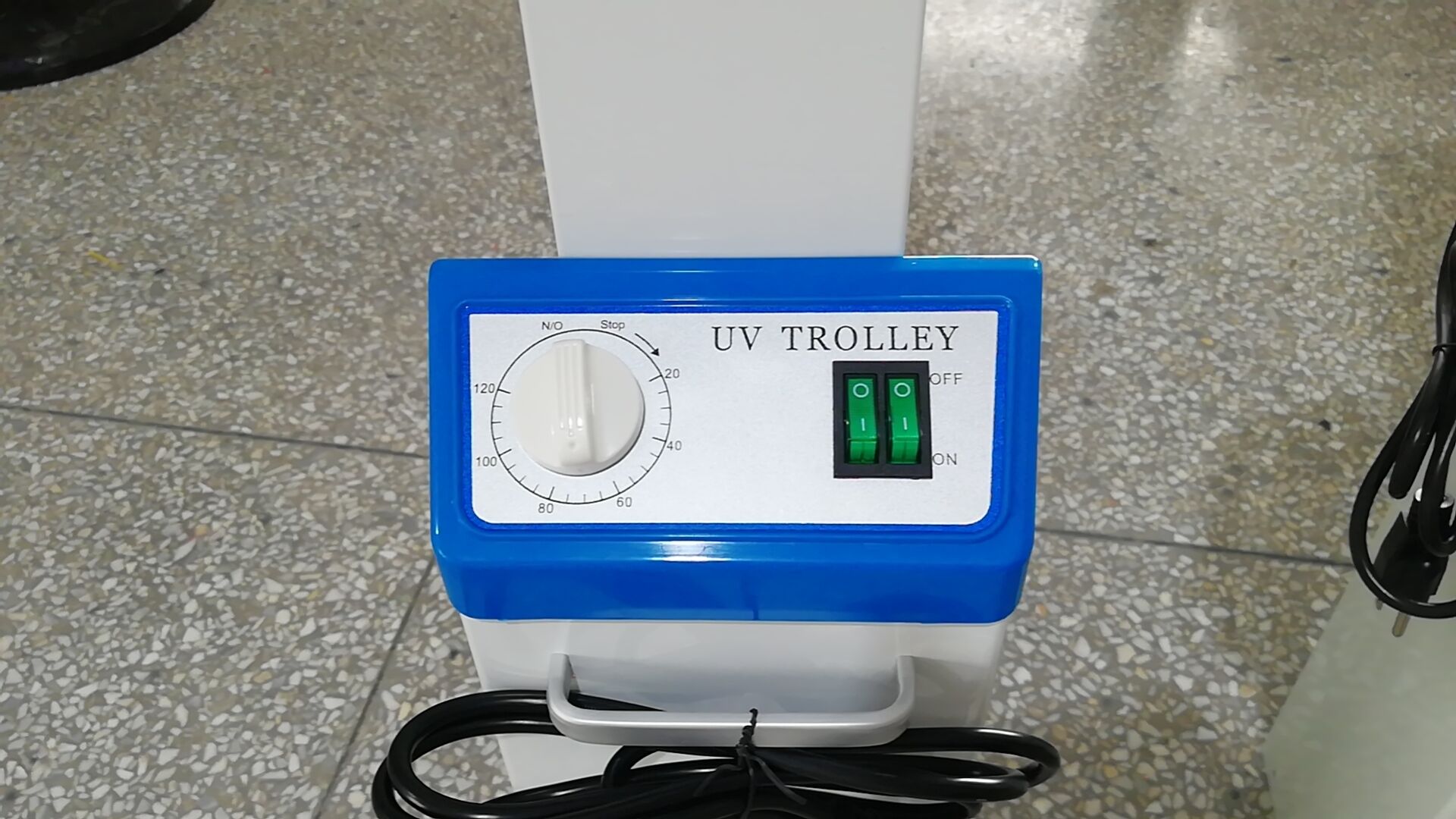 Double-Tube Carbon Steel UV Lamp Trolley FY-30DC