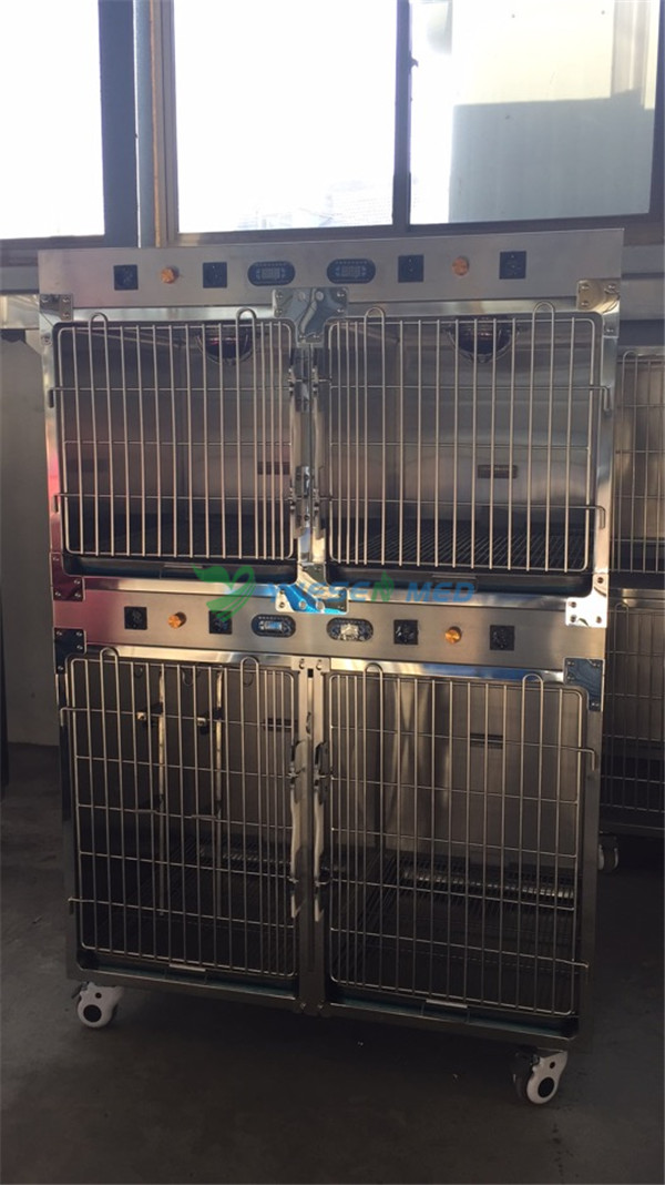 Veterinary Cage with infrared lamp Sold To Clinics In South America