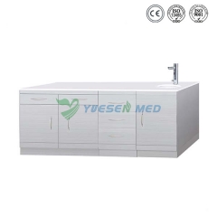 YSDEN-ZH08 de móveis de gabinete odontológico de mesa temperado