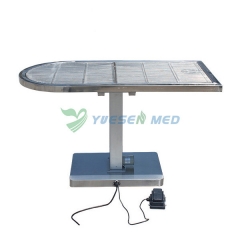 Mesa de tratamiento veterinario de acero inoxidable YSVET0508A