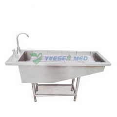 Banheira de limpeza veterinária de aço inoxidável YSVET4101