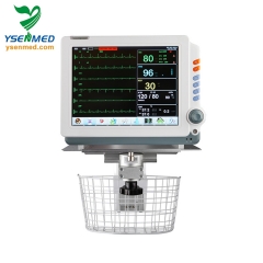 شاشة تعمل باللمس متعدد المعلمات مراقبة المريض YSPM90C