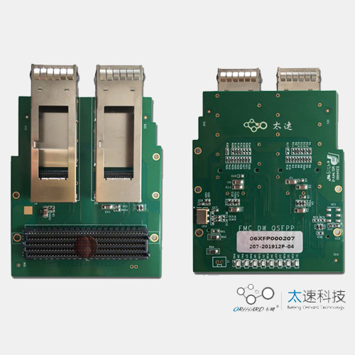 FMC207- Based on FMC two-channel QSFP+ fiber transceiver subcard