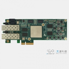 295-Kintex-7 XC7K325T double-channel 10MB optical fiber transceiver card with half height PCIe X4