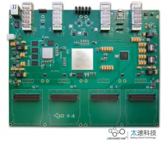 410-100G optical fiber accelerator card based on XCVU9P+C6678