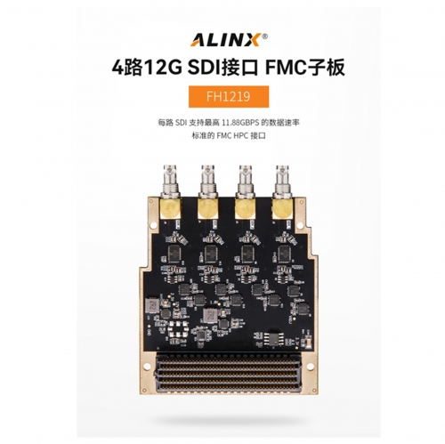 FMC280-4-channel 12G SDI interface FMC daughter board