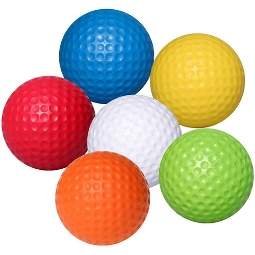 Customized Printing Logo High Quality PU Personalized Practice Golf Balls