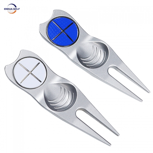 Wholesale Reduction sale in stock on sale Deluxe Golf Divot Tool with magnetic ball marker Super High quality