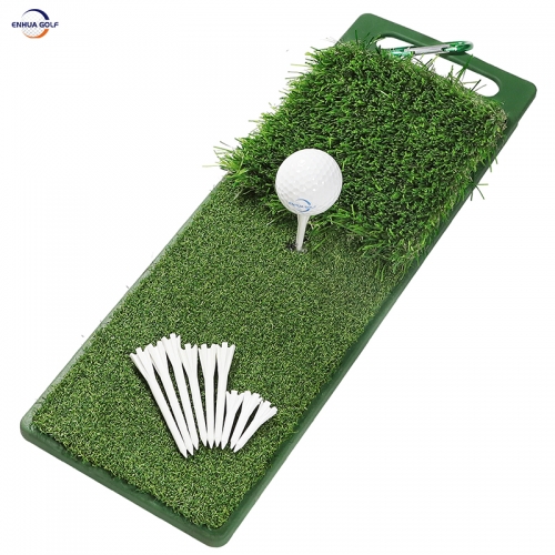 Enhua Latest Design Lightweight Hittting Mat Hand-held Portable Grip Reliable Manufacturer Imported Durable PP grass Rubber Base