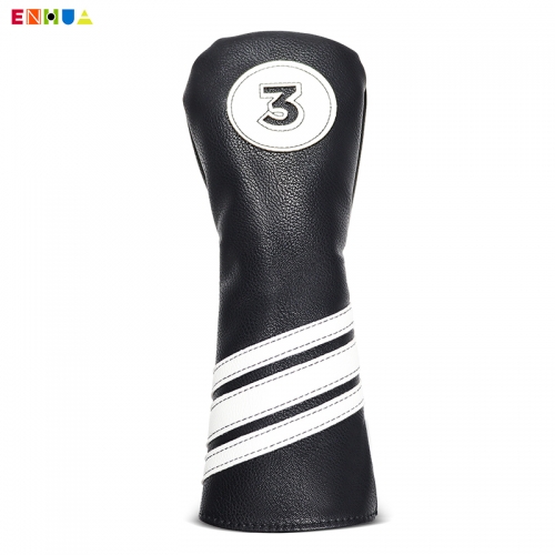 Golf club head cover Low Price Guarantee Quality Golf Utility Covers PU Leather Golf Headcover for 3 Wood OEM/ODM Wholesale