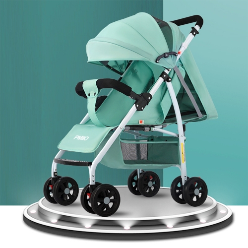 PMIIO Summer ultra-light portable, sitting, reclining, foldable shock-absorbing baby stroller