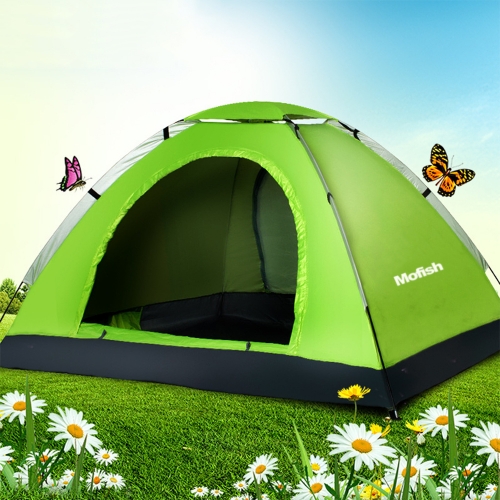 Mofish Single-layer outdoor camping tent for 3-4 persons