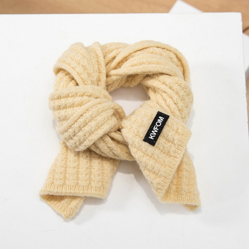 KWFOM Knitted all-match scarf for boys and girls in autumn and winter