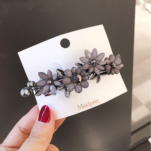 Maidprin Fashion flower rhinestone temperament plate hairpin