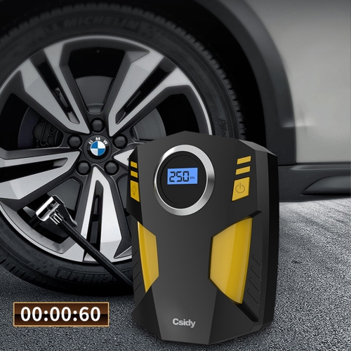 Csidy Portable digital display car wheel 12V tire air pump