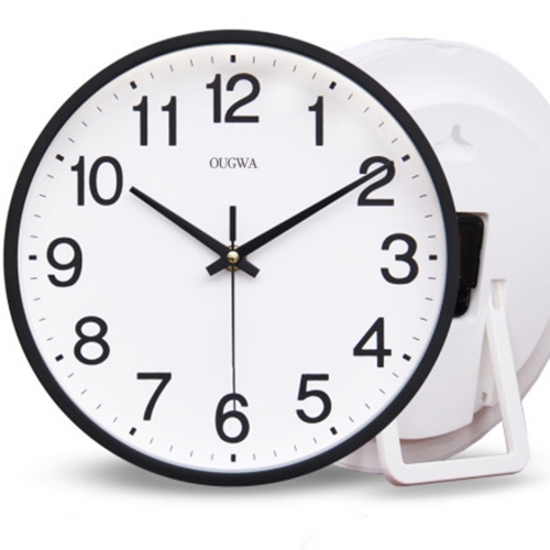 OUGWA Quartz clock ornaments, living room wall clock pocket watch