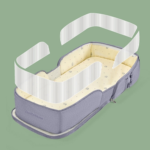 JanflyHome Portable Crib Movable and Foldable Crib