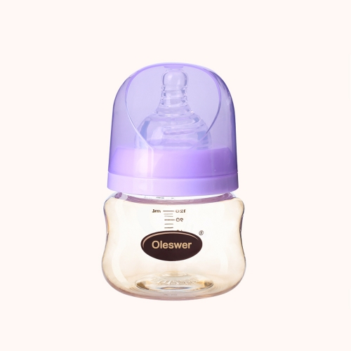 Oleswer ppsu material drop resistant wide caliber anti-colic baby bottle