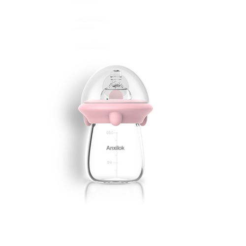 Anxilok Newborn ufo wide-bore glass bottle