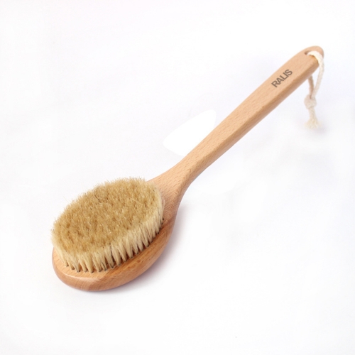 RALIS High-grade beech wood bristles long handle bath brush